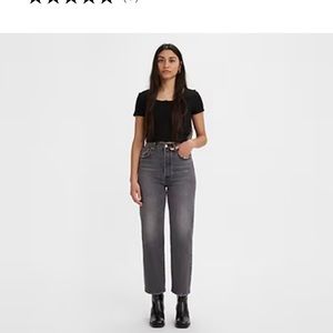 Levis Rib Cage Ankle Jeans